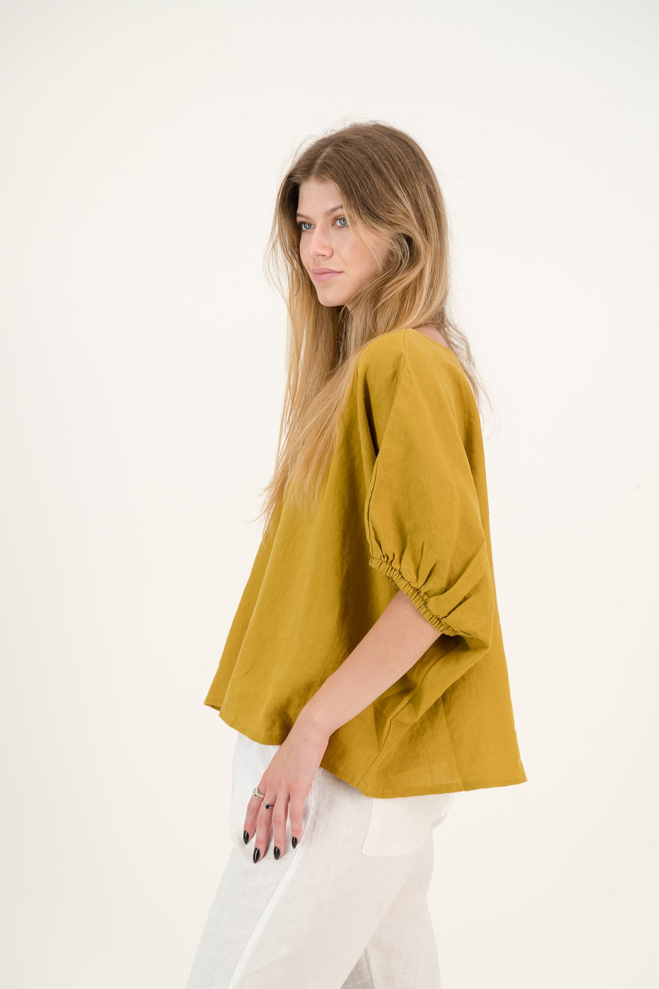 Women's Linen Resort Top