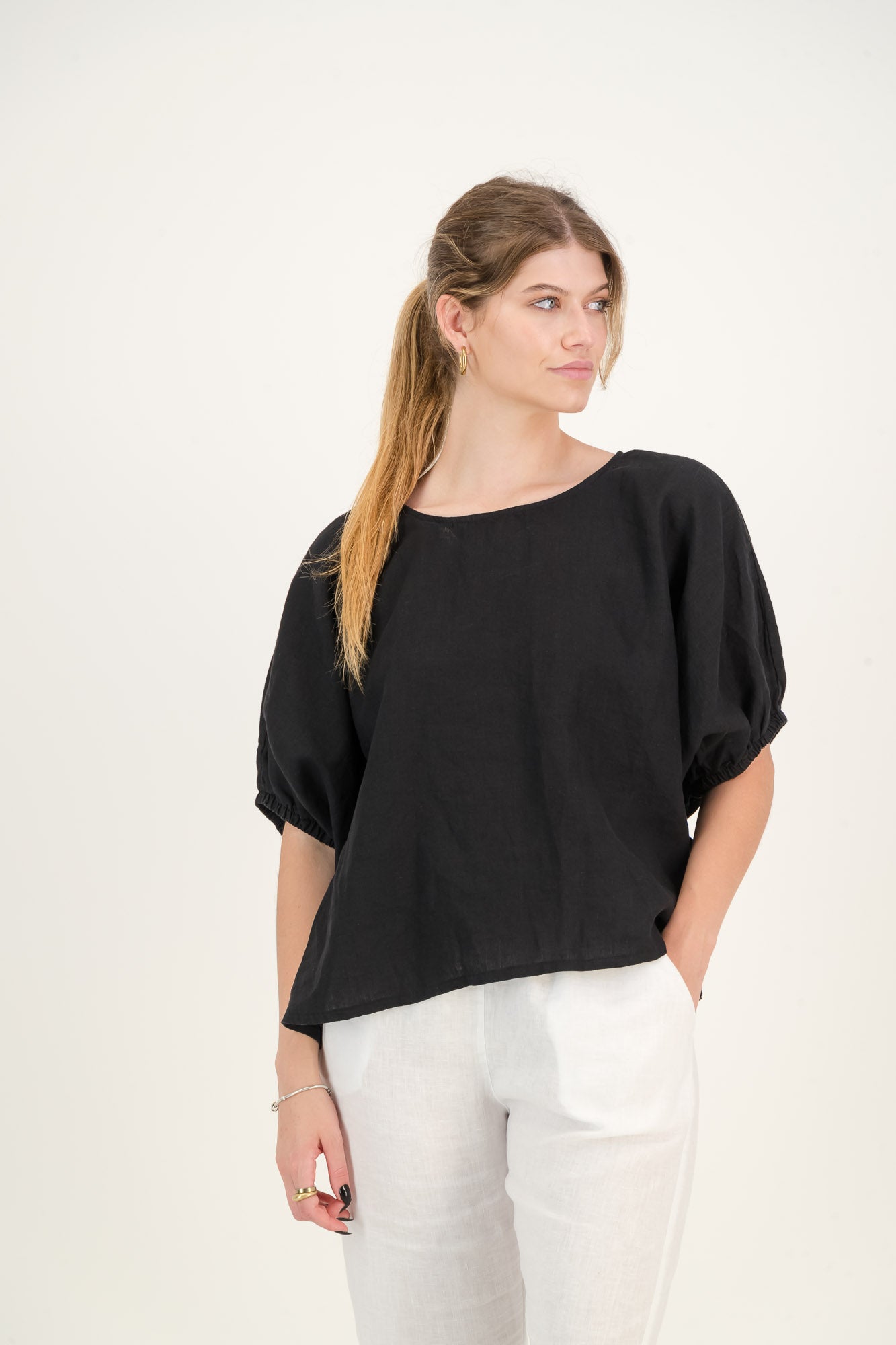 Women's Linen Resort Top