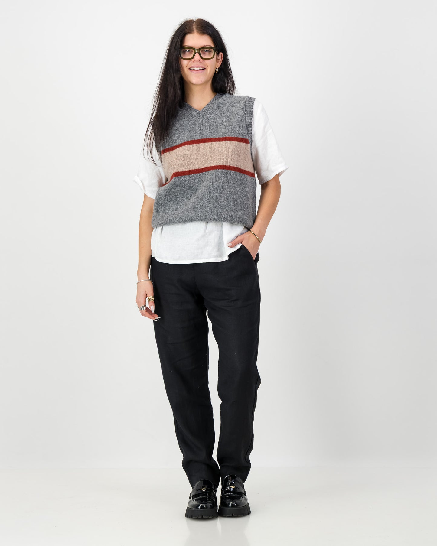Uni Linen Drawstring Pant