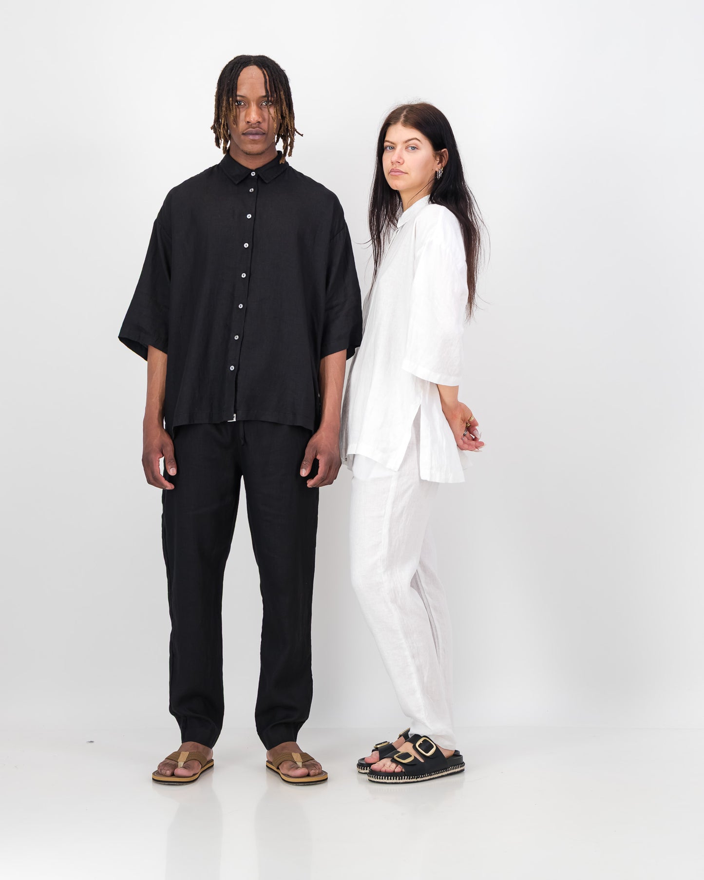 Unisex Linen Box Shirt