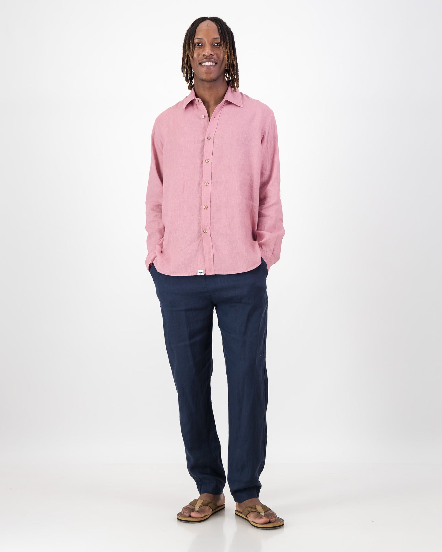 Uni Linen Drawstring Pant