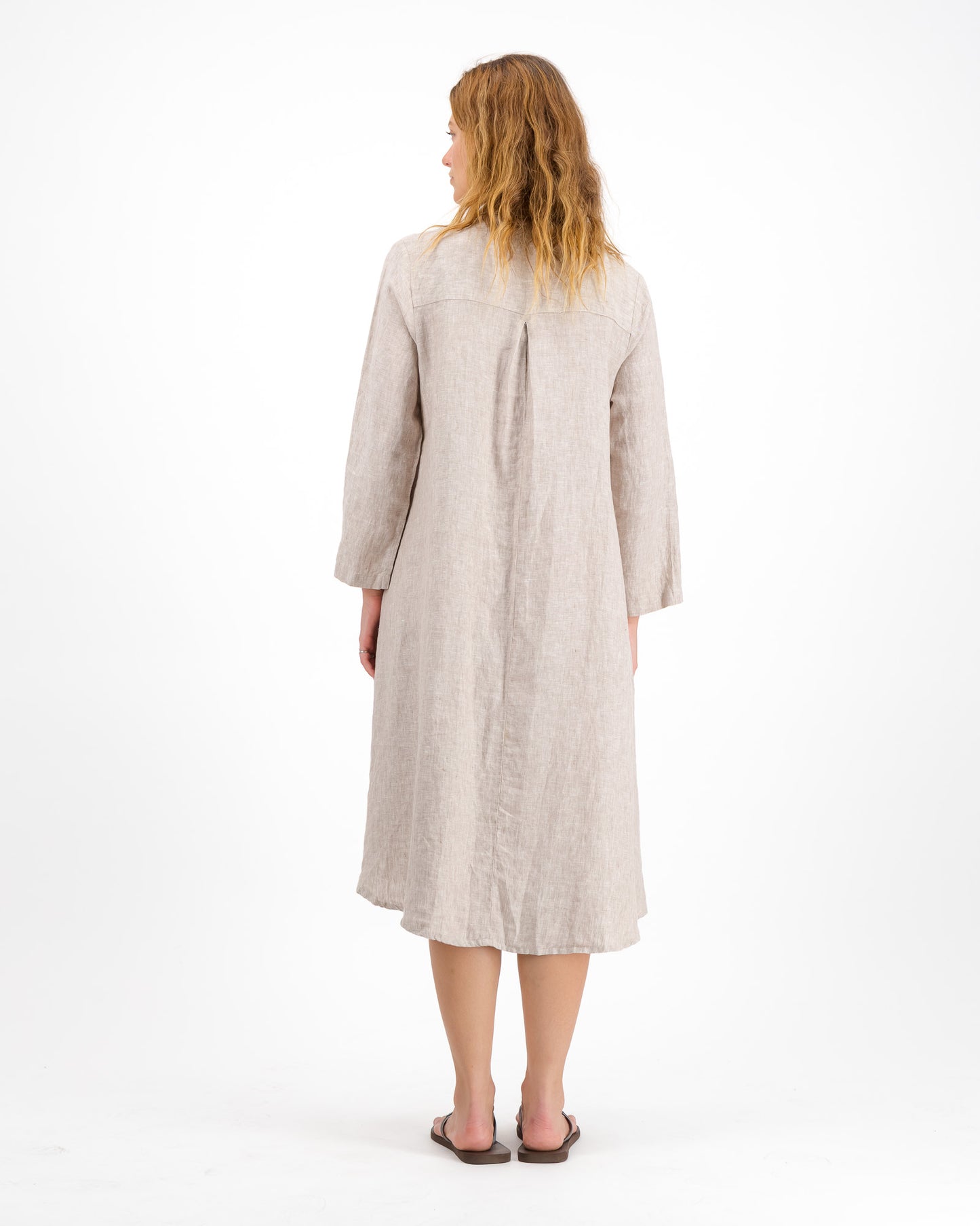 Women’s Classic Linen Shirt Dress