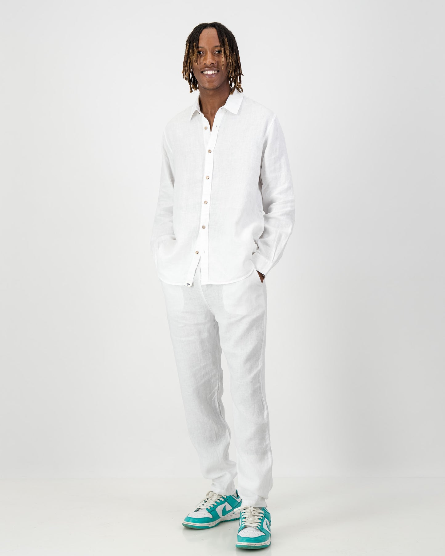 Uni Linen Drawstring Pant