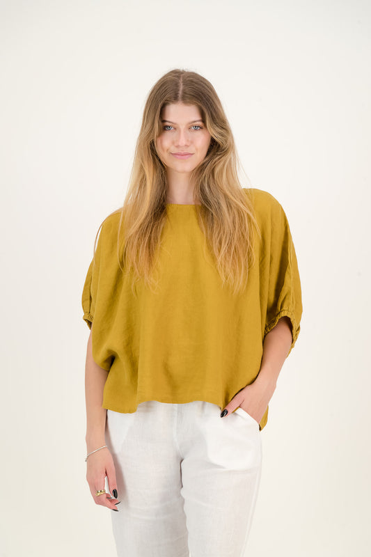 Women's Linen Resort Top