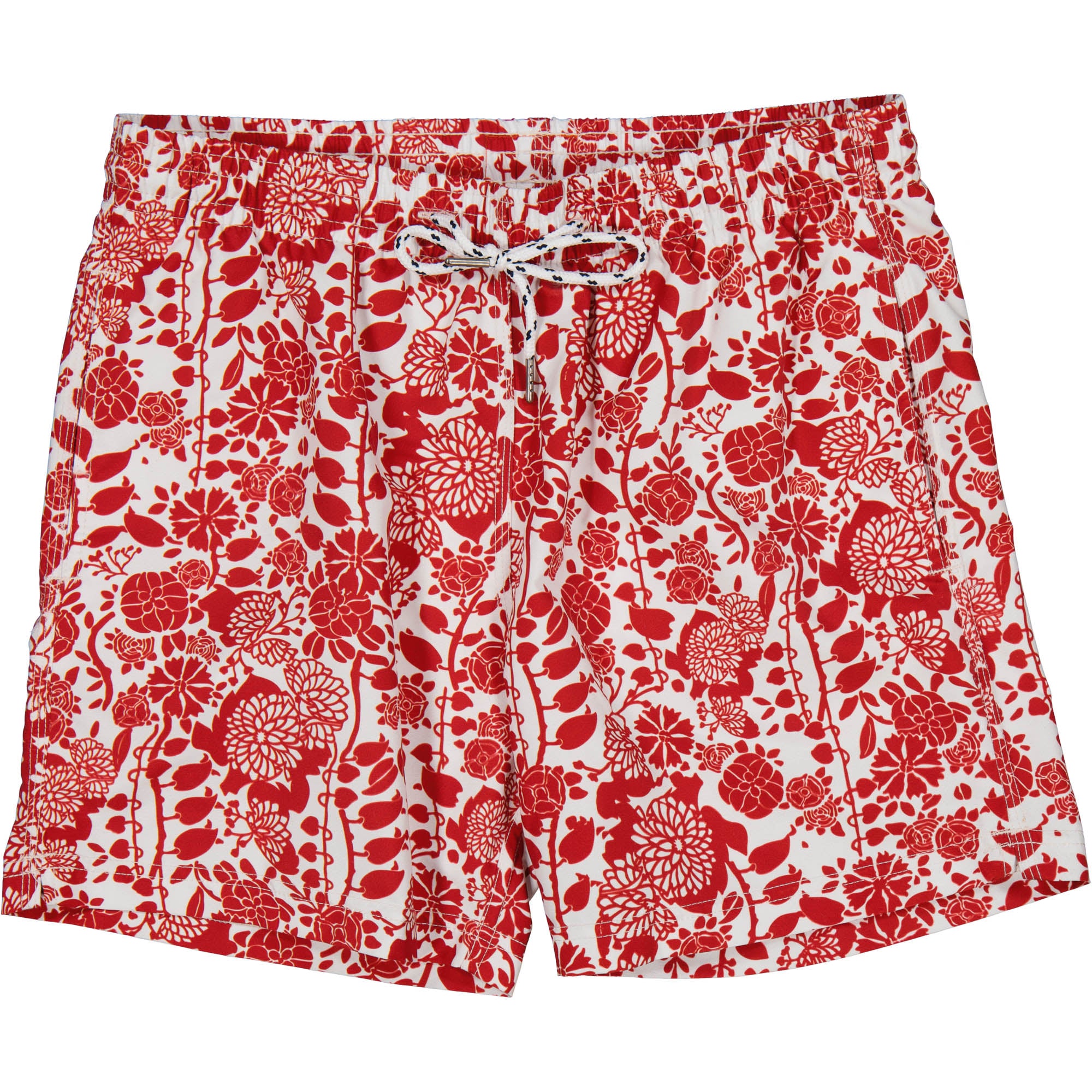 Dahlia Red Swim Shorts