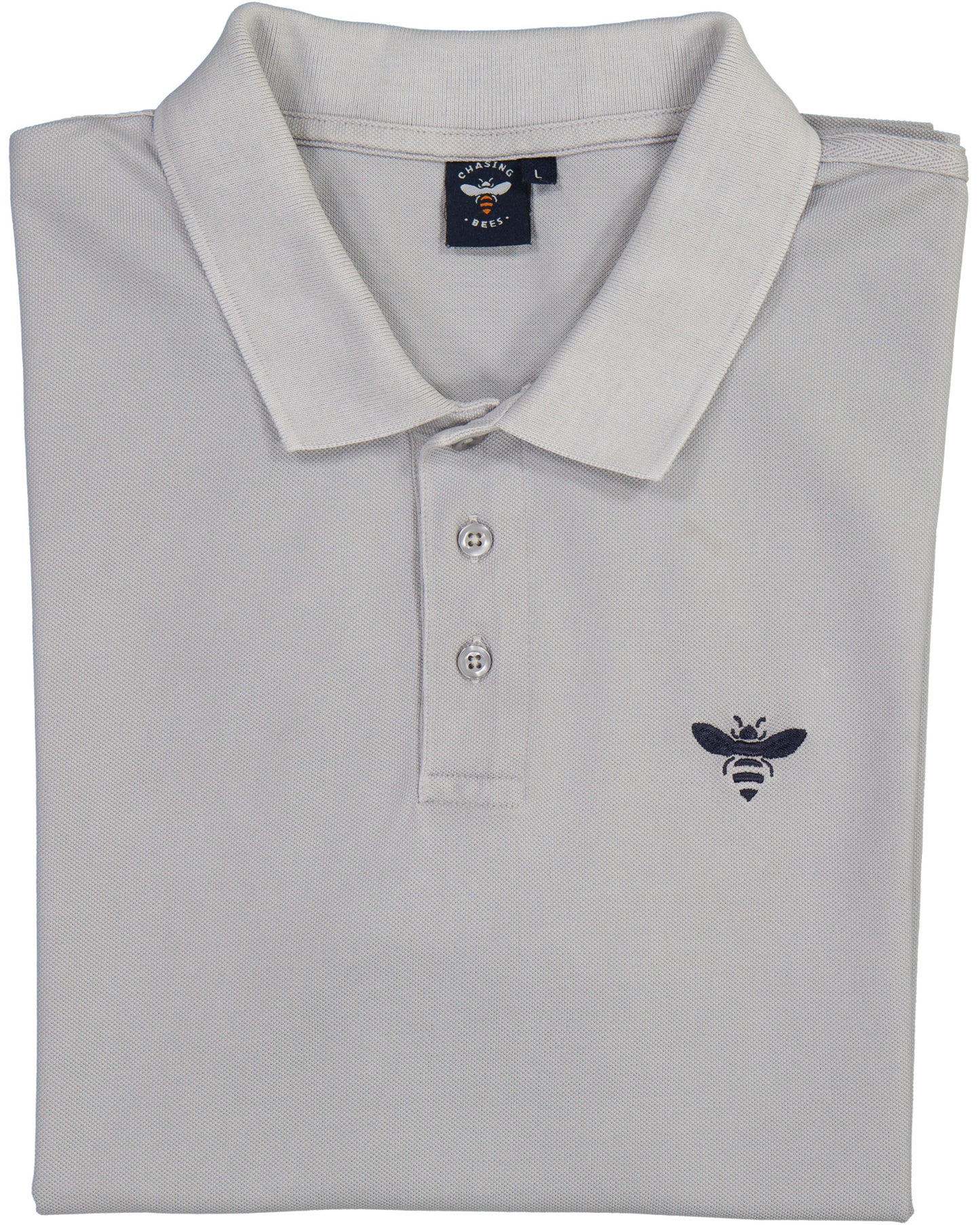 Pigment dye polo shirt