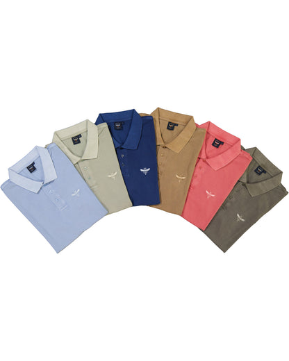 Pigment Dye Polo Shirt