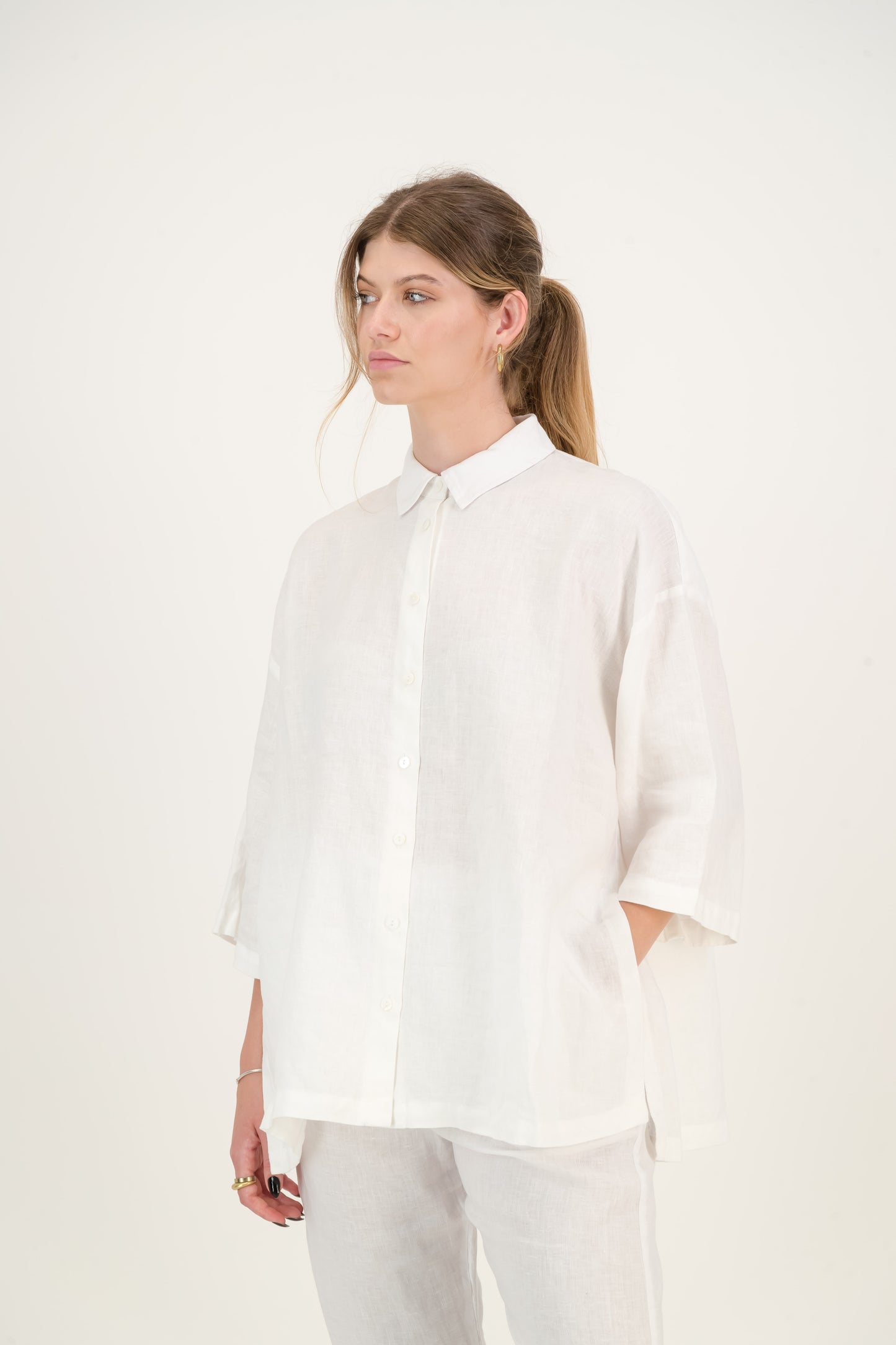 Unisex Linen Box Shirt