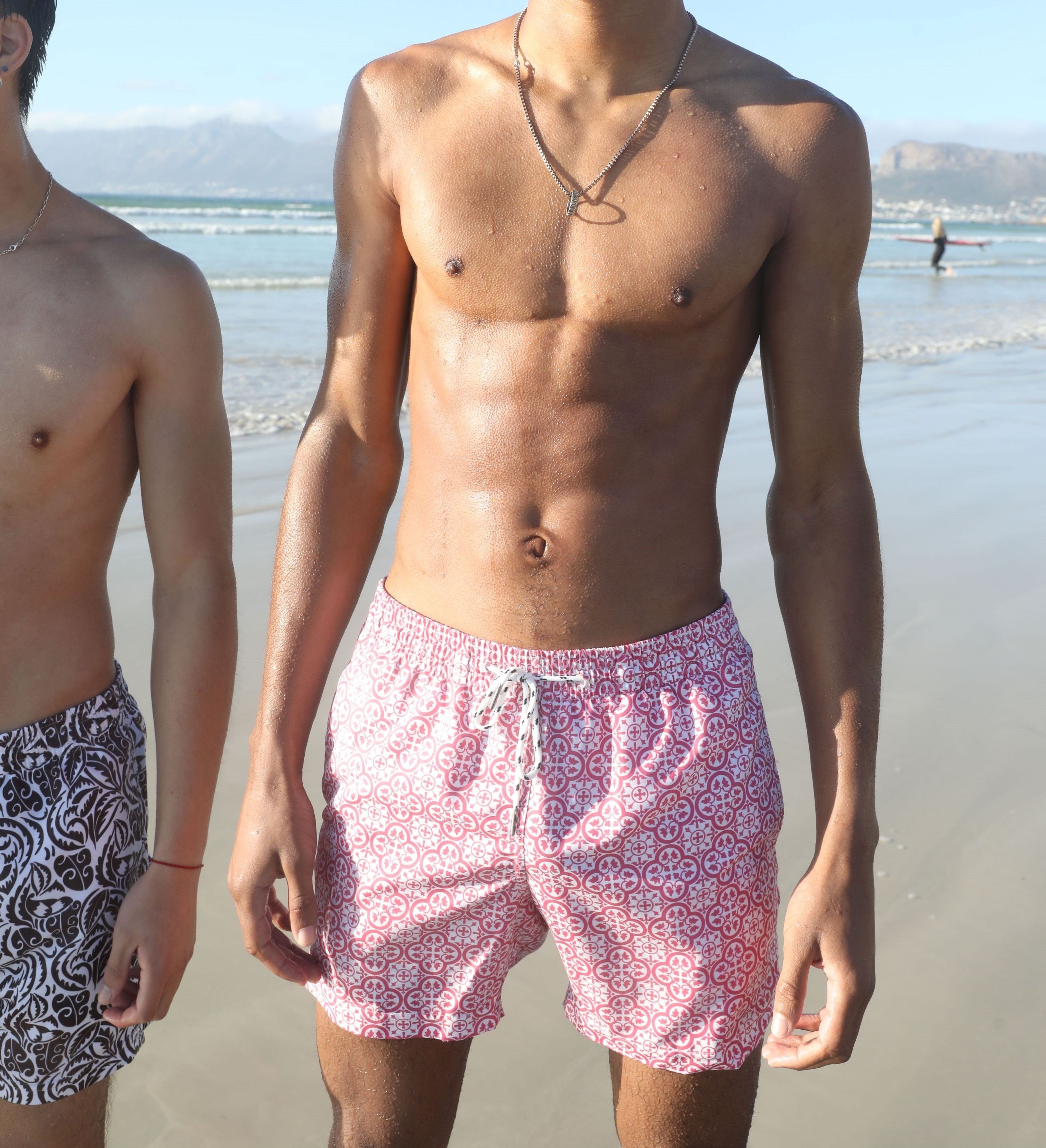 Fez Pink Swim Shorts