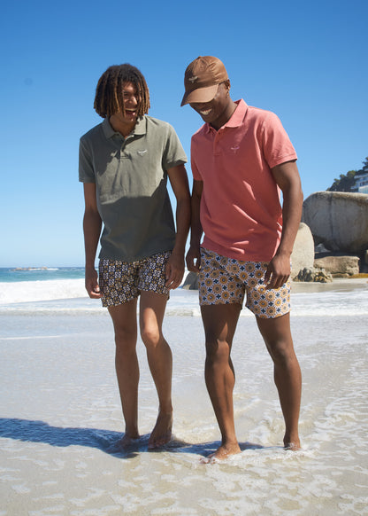 Pigment Dye Polo Shirt