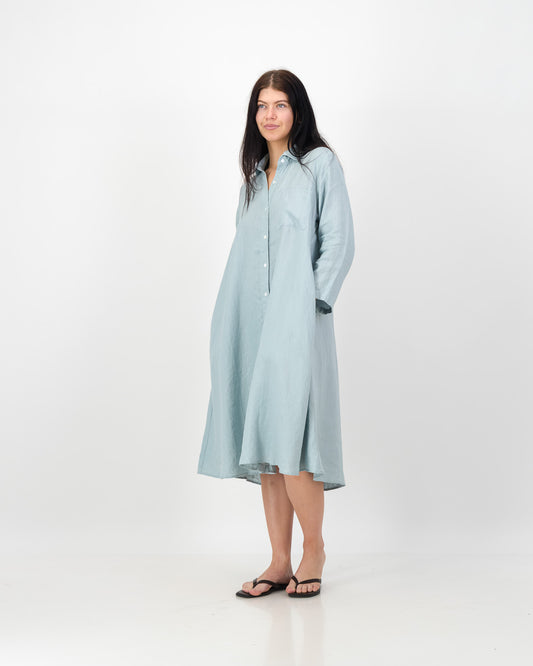 Women’s Classic Linen Shirt Dress