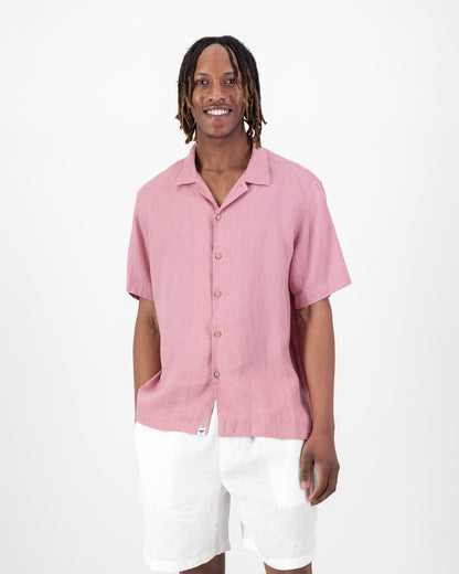 Men’s Linen Bowler Shirt