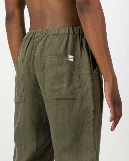 Uni Linen Drawstring Pant