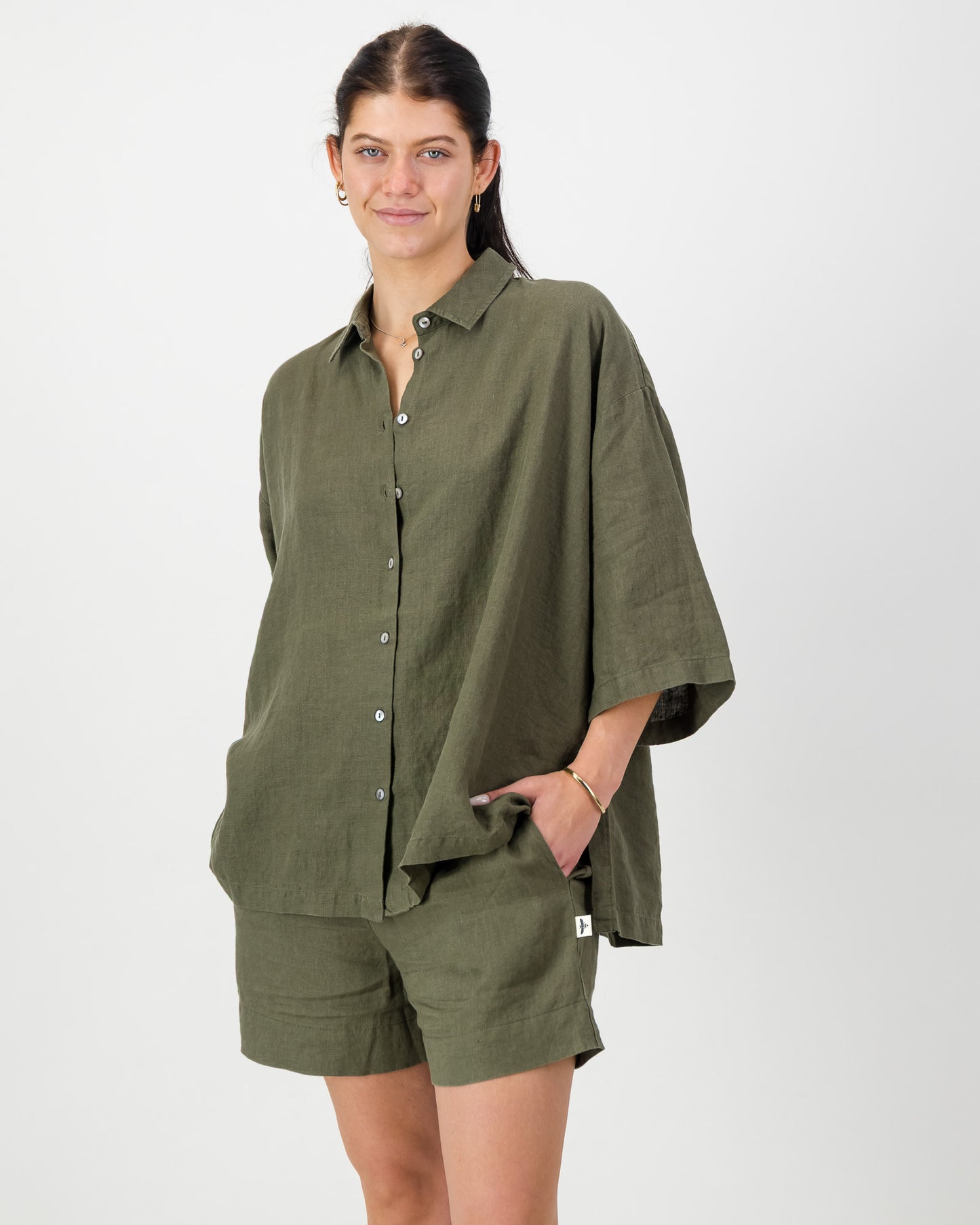 Unisex Linen Box Shirt