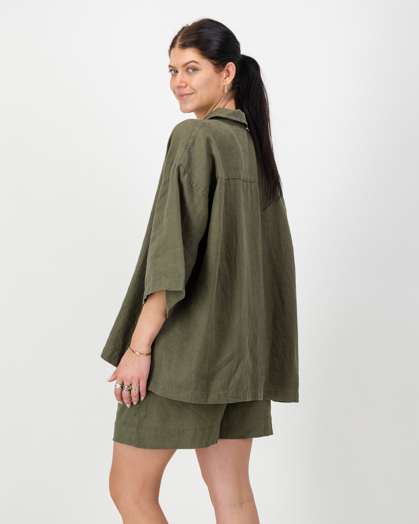 Unisex Linen Box Shirt