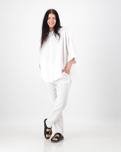 Uni Linen Drawstring Pant