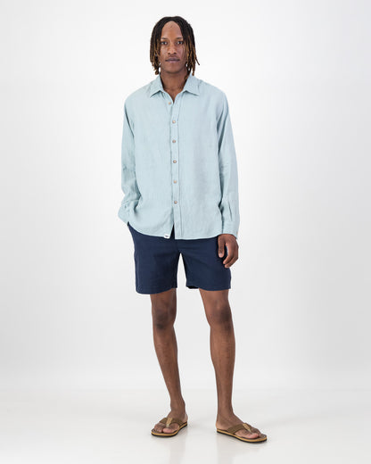 Mens Linen Drawstring Shorts