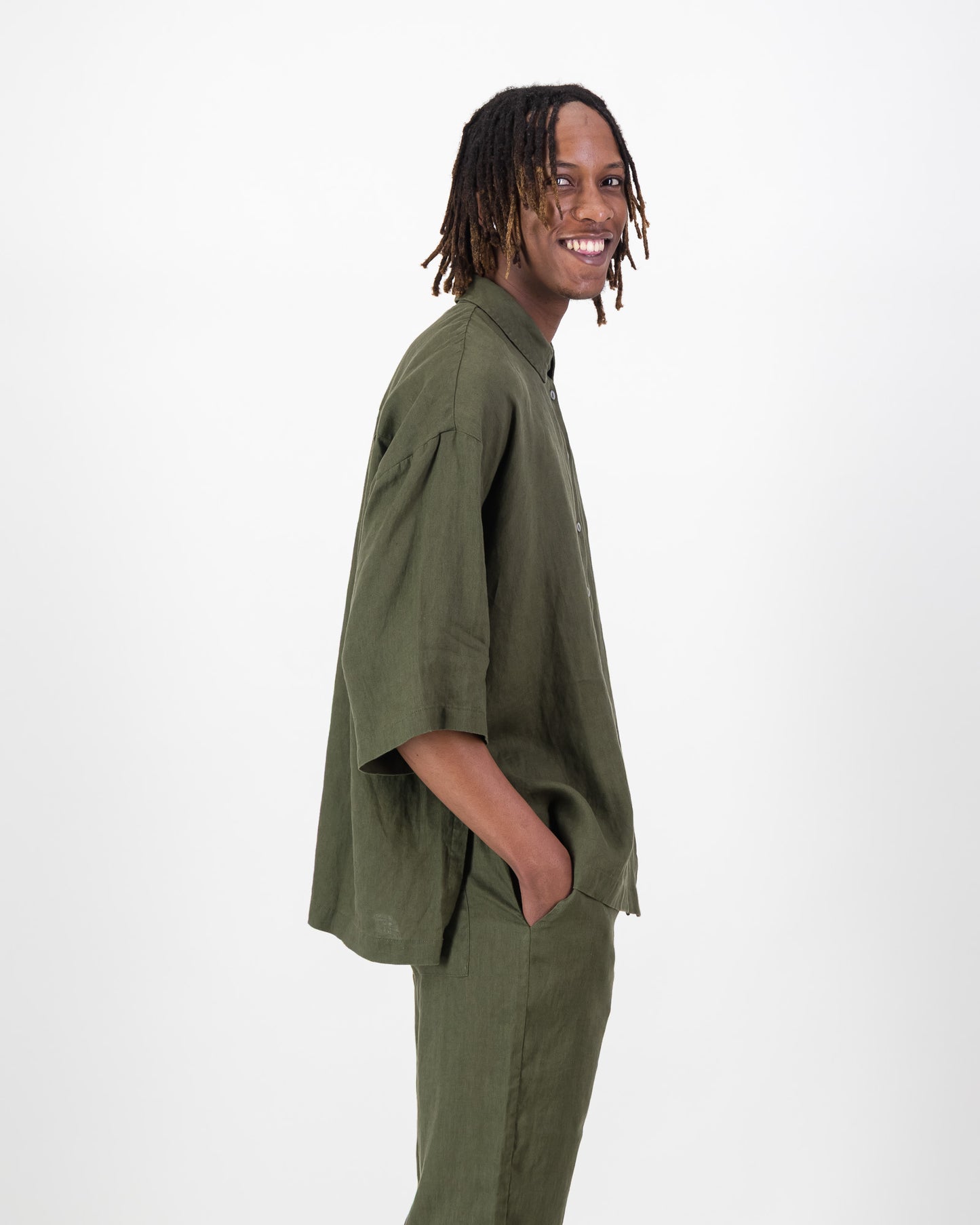 Unisex Linen Box Shirt