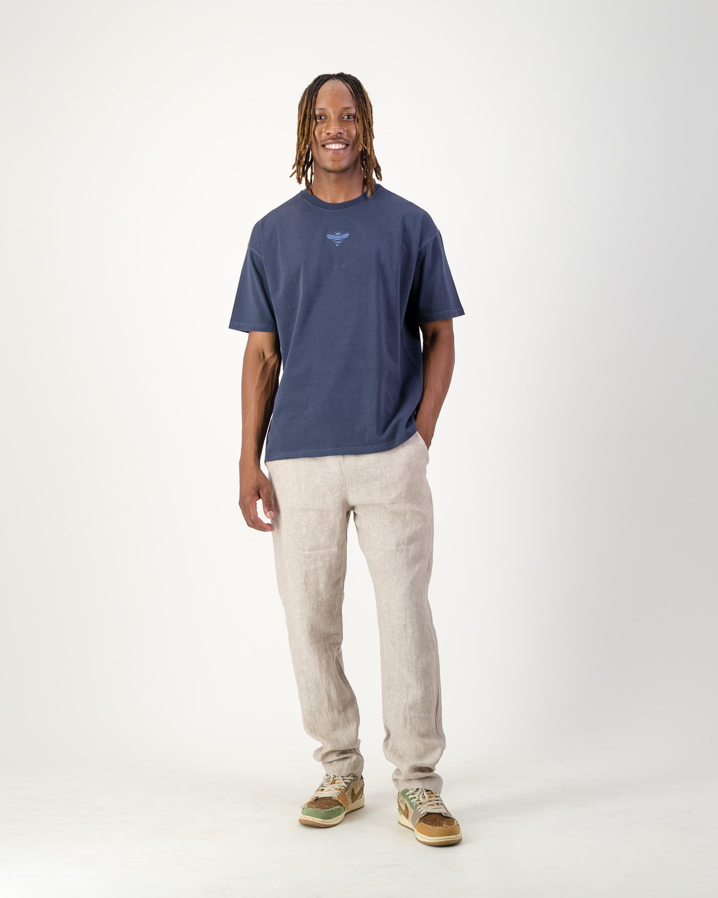 Uni Linen Drawstring Pant