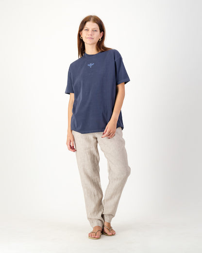 Uni Linen Drawstring Pant