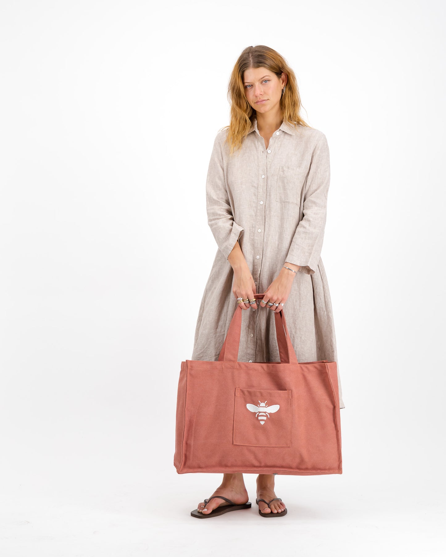 Women’s Classic Linen Shirt Dress