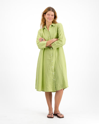 Women’s Classic Linen Shirt Dress