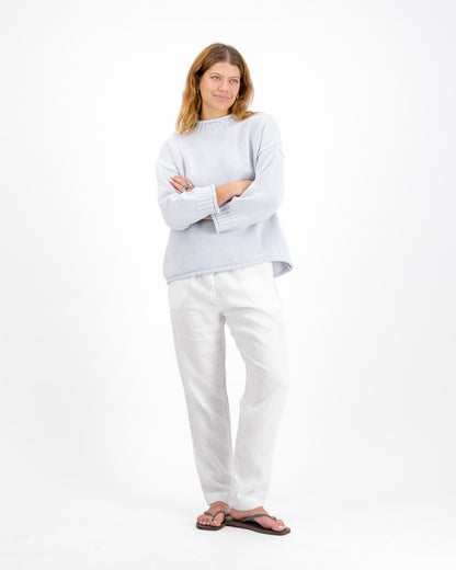 Rib Neck Sweater