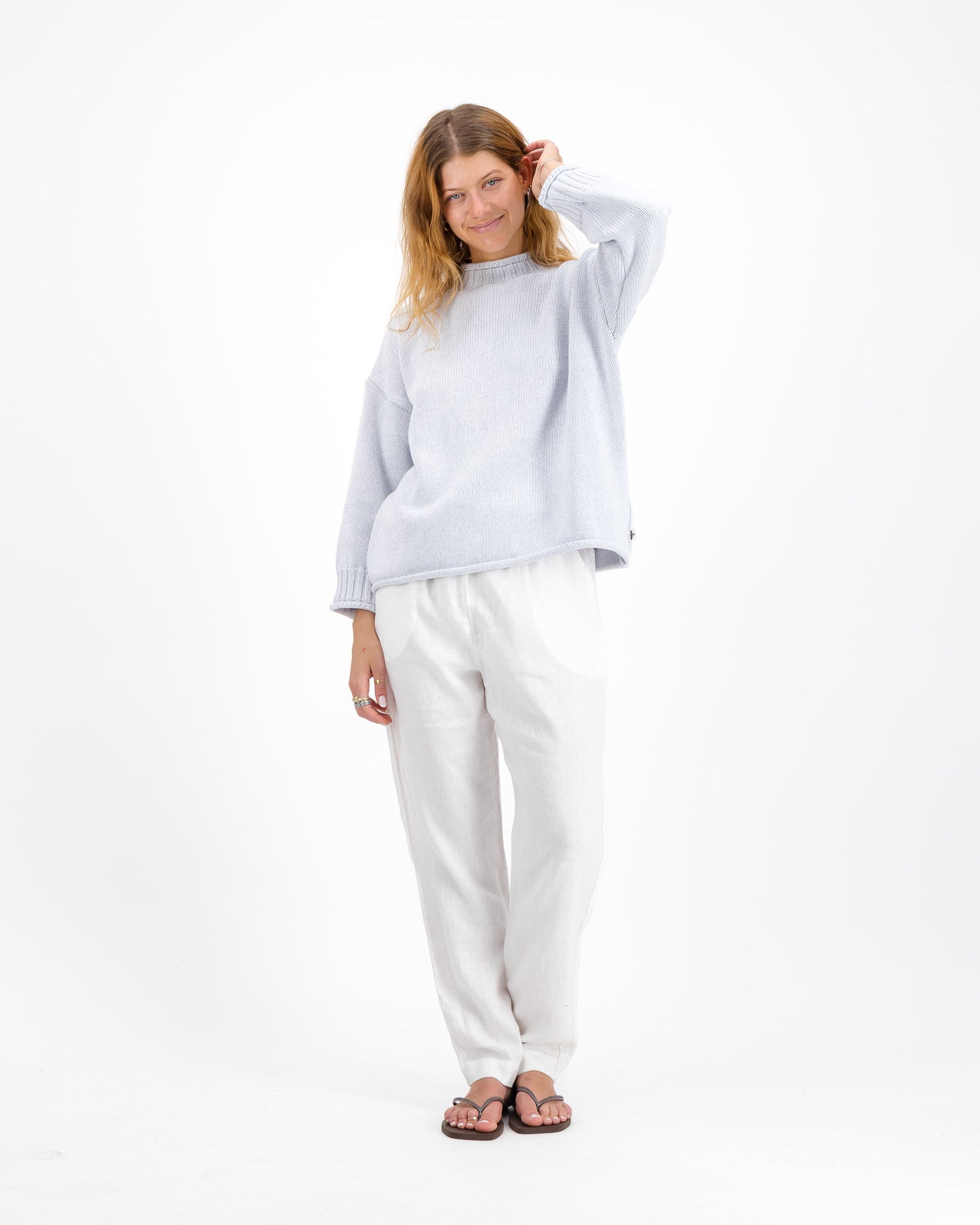 Rib Neck Sweater