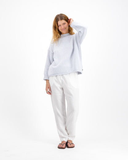 Rib Neck Sweater