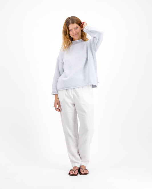 Rib Neck Sweater