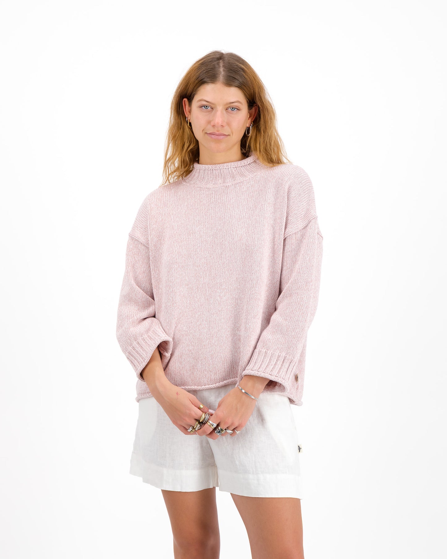 Rib Neck Sweater