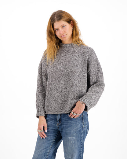 Rib Neck Sweater