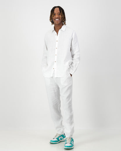 Uni Linen Drawstring Pant